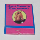 Joe's Smooth Philosophy Matchbook 20 Matches Camel Cigarettes Cool — photo 1