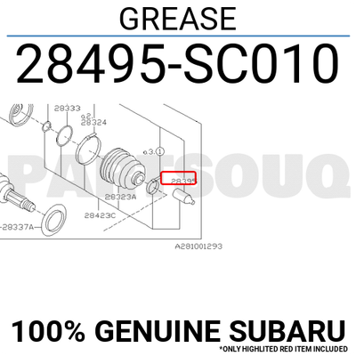 Subaru 28495 ae010