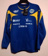 SK DJERV 1919 FOOTBALL CLUB LONG SLEEVE BLUE TRAINING SWEATSHIRT BNWT ML BERGEN