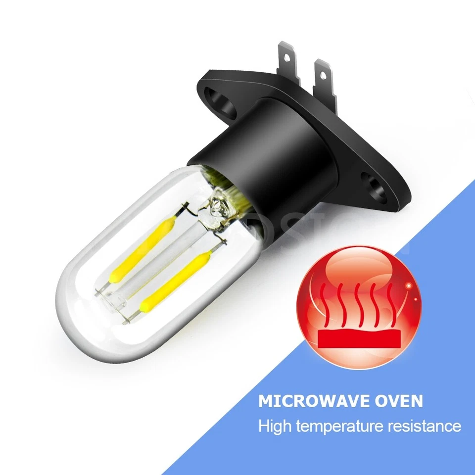 Microonde LED Lampadina Z187 Base 110V 220V Lampada Di Ricambio Del Forno Bianco - Imagen 2 de 4