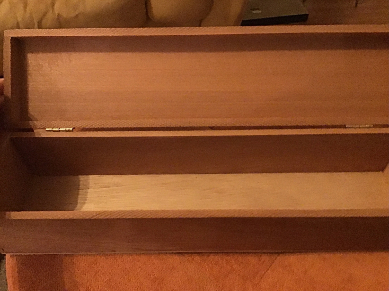 Long Wooden Box. eBay