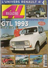 4L MAGAZINE 10 RENAULT 4 GTL BYE BYE RENAULT 4 RADICA4L R4 PARISIENNE 1968