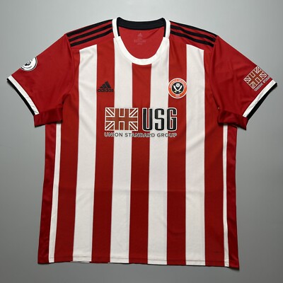 SHEFFIELD UNITED ADIDAS 2019/2020 FOOTBALL SOCCER HOME JERSEY SIZE