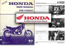 Honda CB1000C Service Workshop Repair Shop Manual CB 1000 C Custom CB1000 - USB