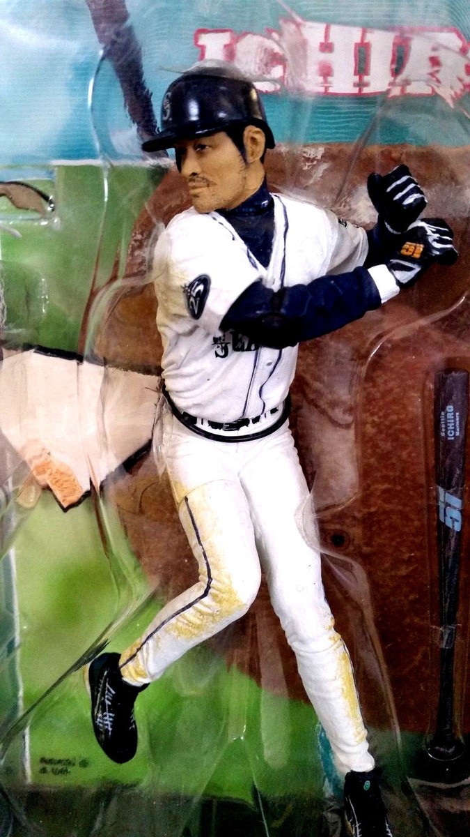 2002 McFarlane Baseball Series 1 #80 Ichiro Suzuki White 1st Piece