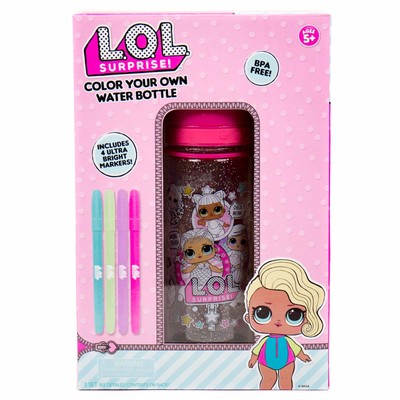 L O L Surprise Color Your Own Water Bottle Gift For Kids