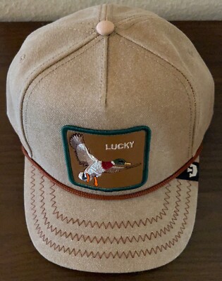NIB Goorin Bros The Farm Trucker Hat - Lucky Duck - Limited Edition LUCKY