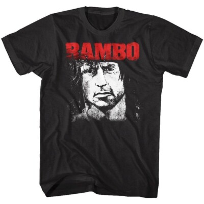 Rambo Stallone Close-Up Men's T Shirt