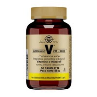 Solgar Supplement VM-2000 Integratore Multivitaminico Minerale, 60 Tavolette