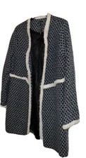 Women’s Izabel London, Multi Blue Mix ,lightweight, Dress Coat Size 12