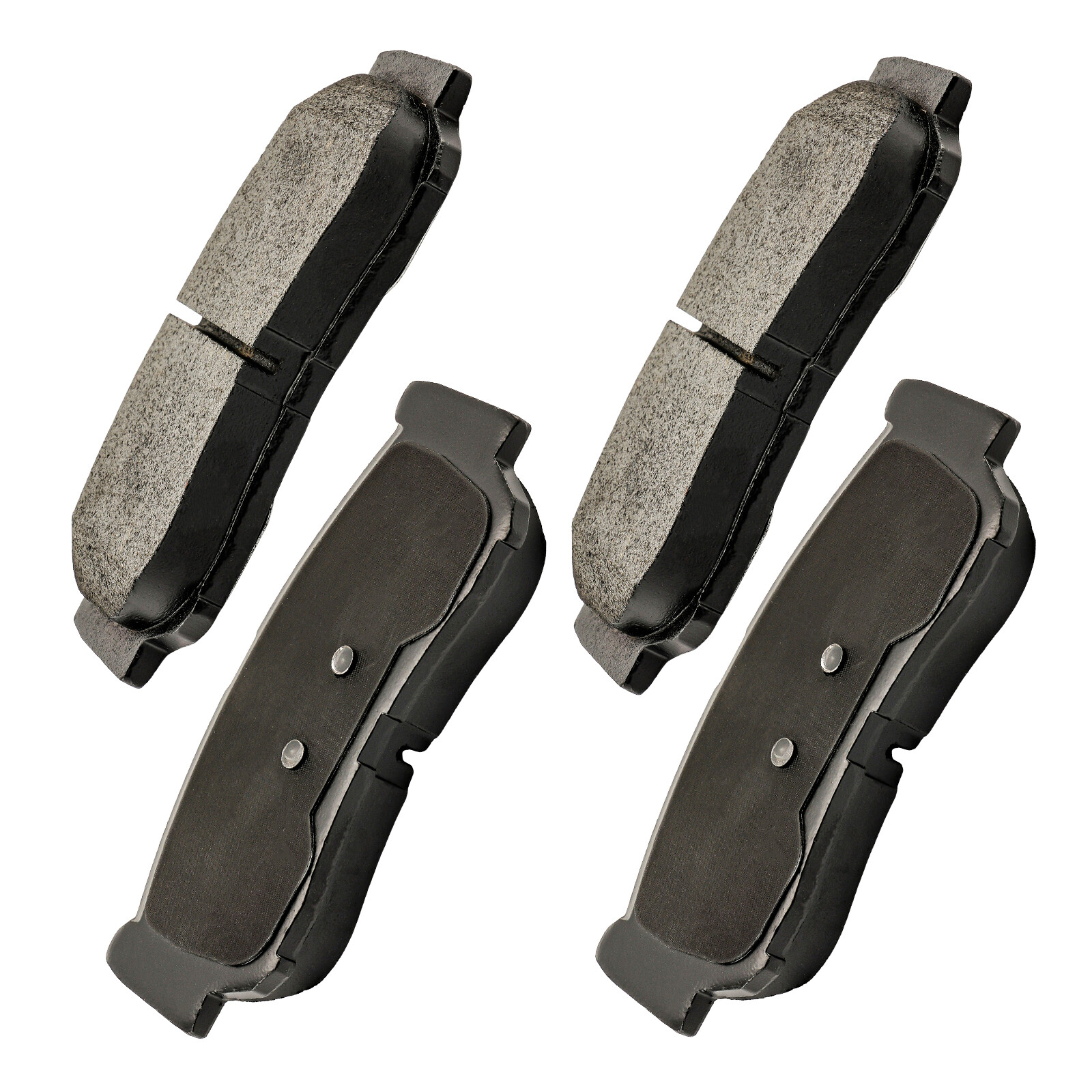 Rear Ceramic Brake Pad Kit for 2007 - 2009 Hyundai Santa Fe 2.7L 3.3L V6