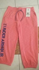 NWT girls size Large Under Armour sweatpants pink 34