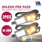 <!--F#f_0-->Set Of 2 Front Indicator Park LED Bull Bar Light Sealed Bullbar Lights<!--F/-->