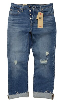 NWT LEVIS 501 XX WOMENS Sz29 L26 ORIGINAL CROPPED VINTAGE STYLE