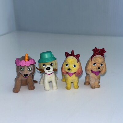 Barbie Pets Blind Bag Dogs Figures Flocked Replacement Pieces Vet Animals 