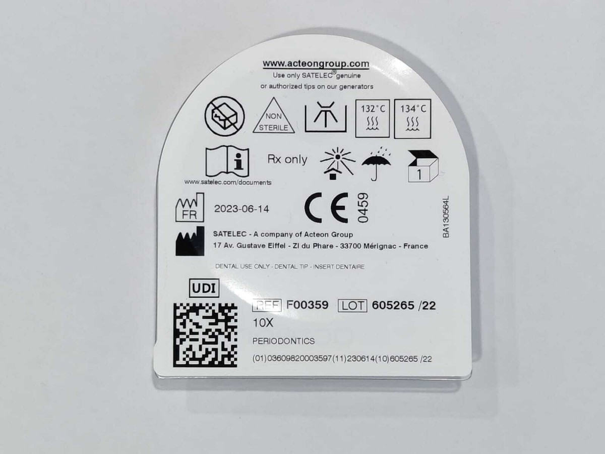 Acteon SATELEC SCALING Insert Scaler Tips Made In France Original
