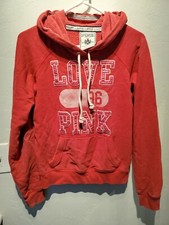 Victorias Secret LOVE PINK 86 Red Sz Small hoodie jacket with pocket 1986 VS