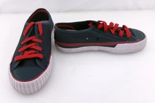 PF Flyers Shoes Center Lo Navy Blue/Red Sneakers Mismatch Womens 7/6