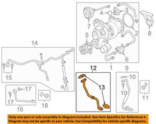 GM OEM 08-24 Cruze Turbocharger Components-Oil Inlet Tube 12660184
