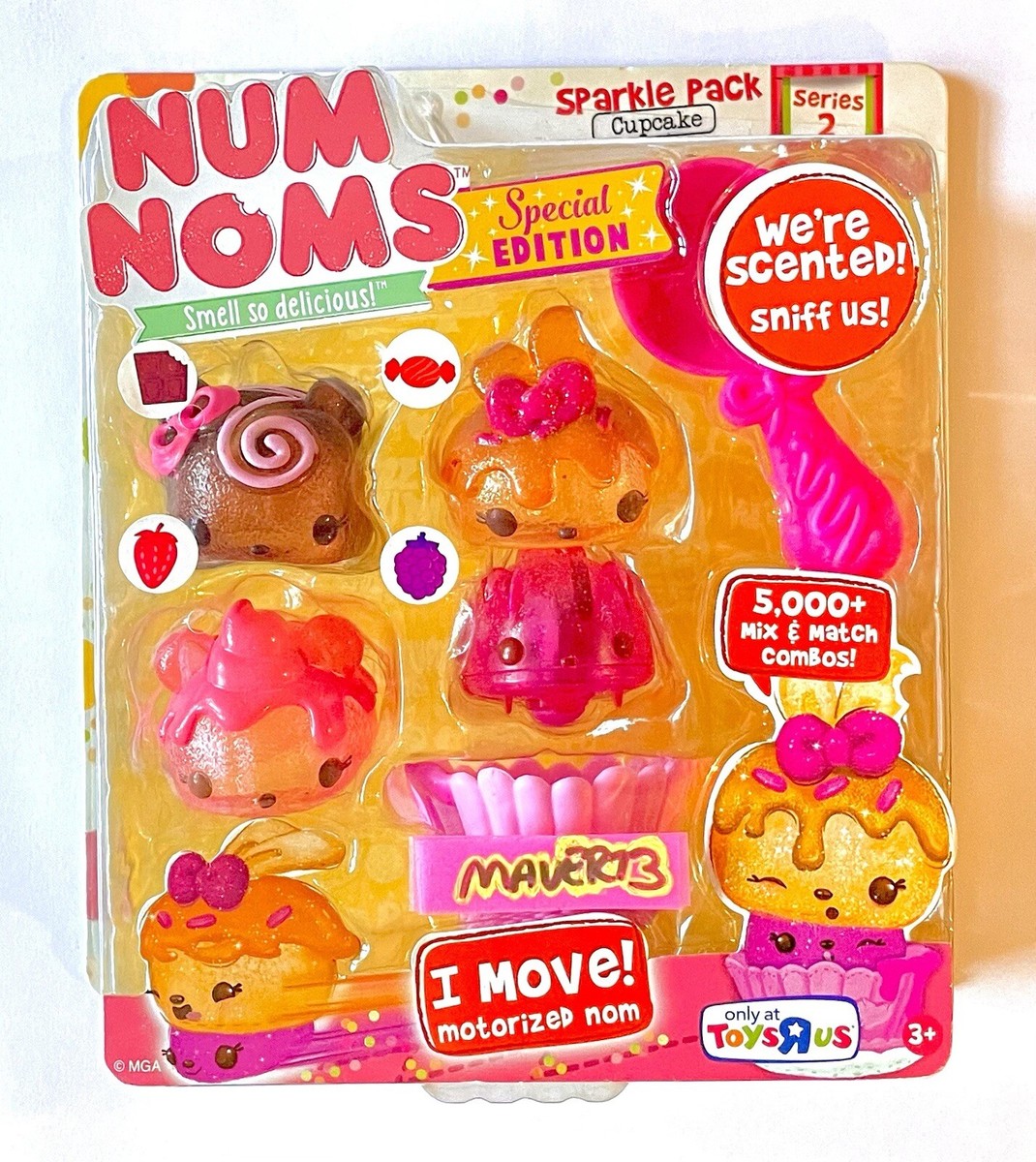 Num Noms Series Special Edition Sparkle Pack Cupcake Toys R Us Exclusive  Rare