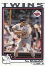 TOM BRUNANSKY TOPPS RETIRED SIGNATURE EDITION BASE TWINS RED SOX #32 2004 04
