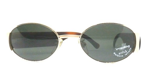 Lunettes de Soleil Homme Made IN Italy Vintage Âge 90 Métal Femme De Furstemberg - Photo 1 sur 5