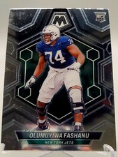 2024 PANINI MOSAIC OLUMUYIWA FASHANU ROOKIE FOOTBALL CARD JETS NFL donruss 311