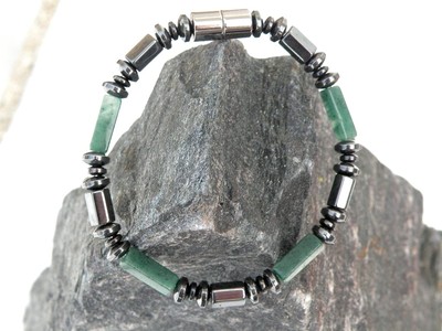 Magnetic Hematite Lapis or 11 other stones Bracelet Necklace BEST Seller