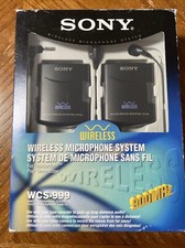 Sony WCS-999 900MHz Wireless Microphone System - New open box