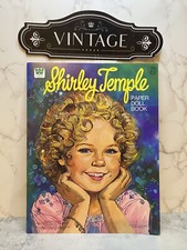 VTG NEW 1976 Rare Original WHITMAN Shirley Temple Paper Doll Book Uncut Made USA