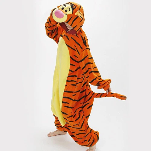 Mens Ladies Fleece Pyjama Pajamas Kigurumi Onsies Adults Animal Costume UK - Picture 38 of 68