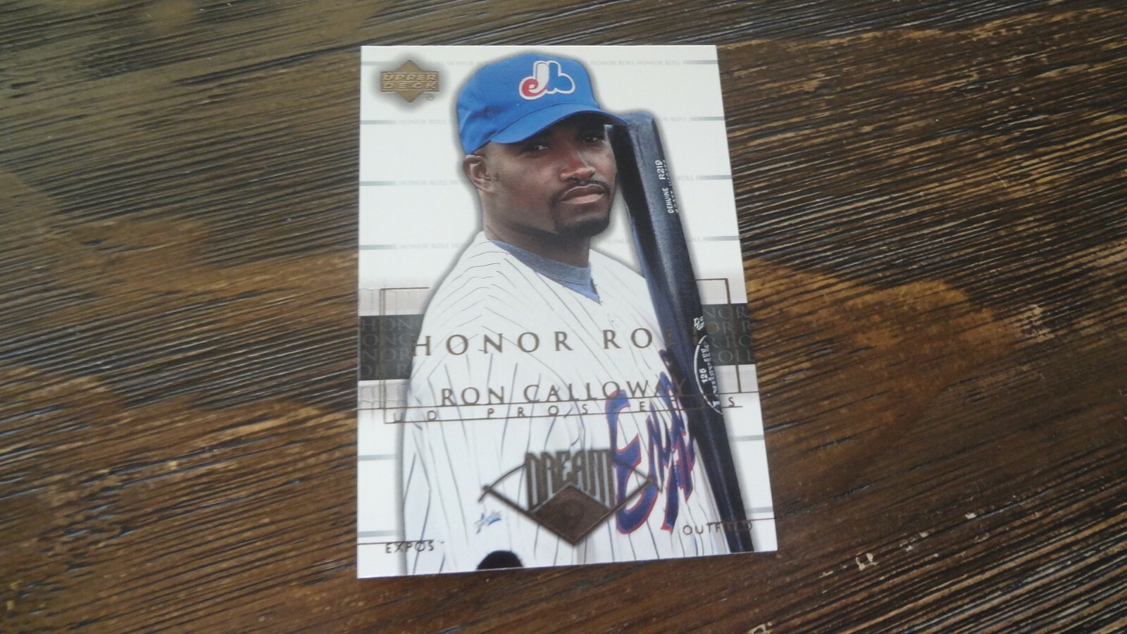 2002 UPPER DECK HONOR ROLL #25 RON CALLOWAY BASEBALL CARD
