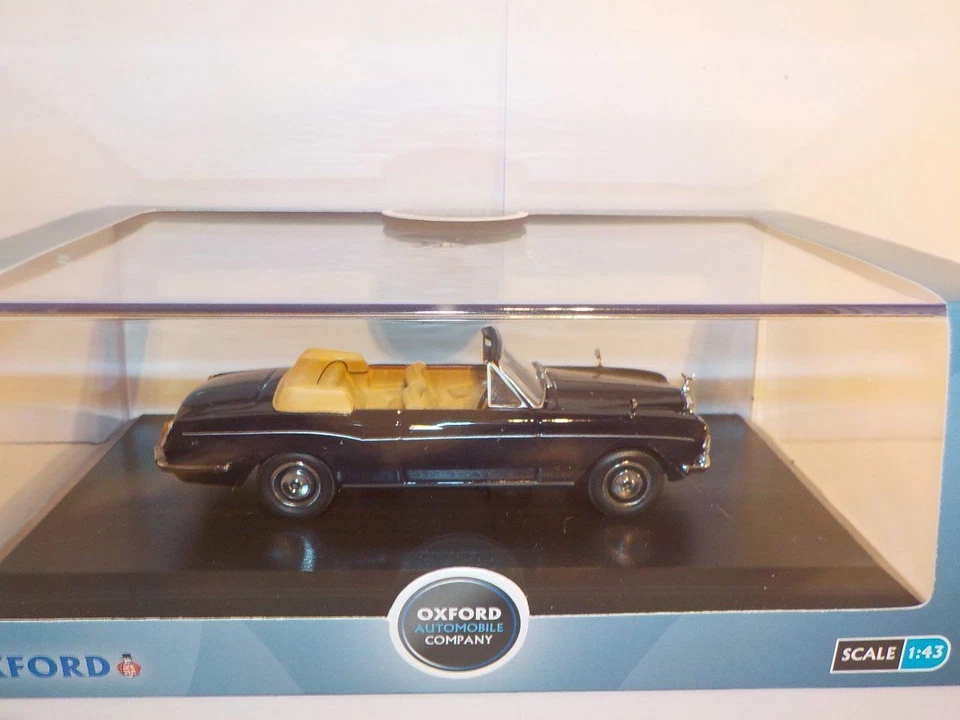 ROLLS ROYCE CORNICHE, INDIGO BLUE, MODEL CAR 1:43 SCALE OXFORD 43RRC001 - Image 3 of 3