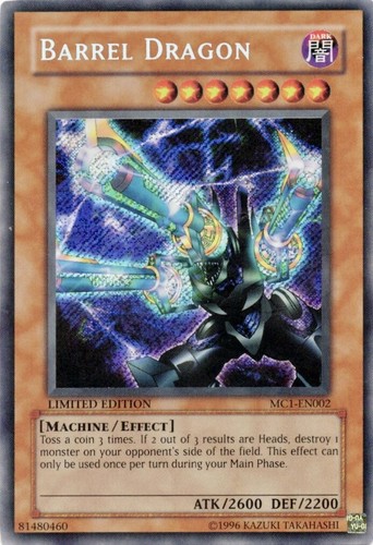 Yugioh 2004 Barrel Dragon SCR Limited Ed. MC1-EN002 | eBay