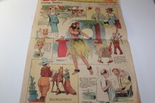 Giornale d'epoca Dayton Journal pagina fumetto 25 agosto 1935 Topolino Popeye