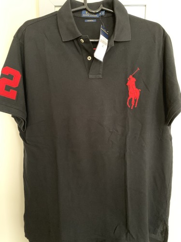 black red polo