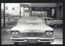 REAL PHOTO 1957 CHRYSLER IMPERIAN CAR DEALER ADVERTISING POSTCARD COPY CARS