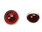 Glass Liscense Plate Reflector Red for Harley Models