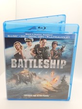 Battleship Blu-ray DVD 2012 Taylor Kitsch Rihanna Liam Neeson No Digital Code