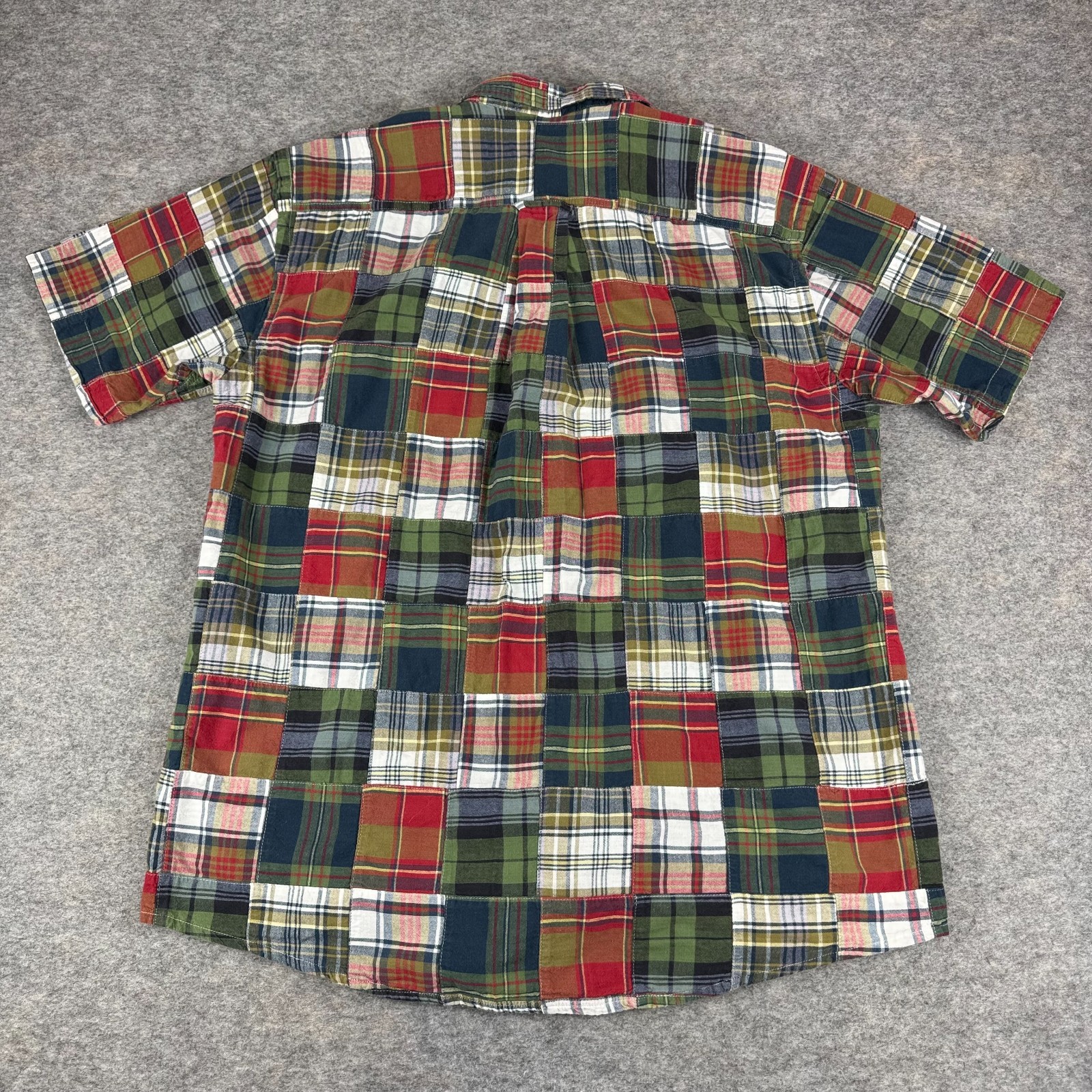 Vintage Orvis Madras Patchwork Button Down Shirt … - image 8