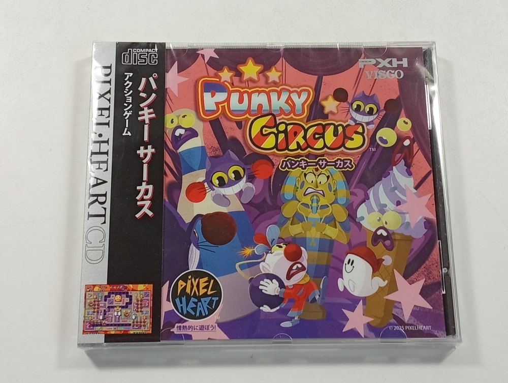 Punky Circus Neo-Geo CD jeu Pixelheart neuf version Japon pour console retrogaming SNK