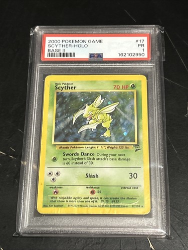 Scyther graded PSA 1 for sale on eBay