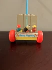 Vintage Little people Fisher Price Happy Hoppers Push Toy 1969 #121
