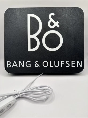 Bang Olufsen B&O Stereo Audio Vintage Equipment - Light Up LED Neon Sign W/ USB
