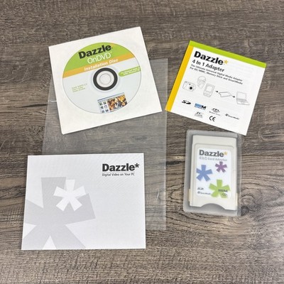 Dazzle 4-in-1 PCMCIA PC Card Adapter Never Used