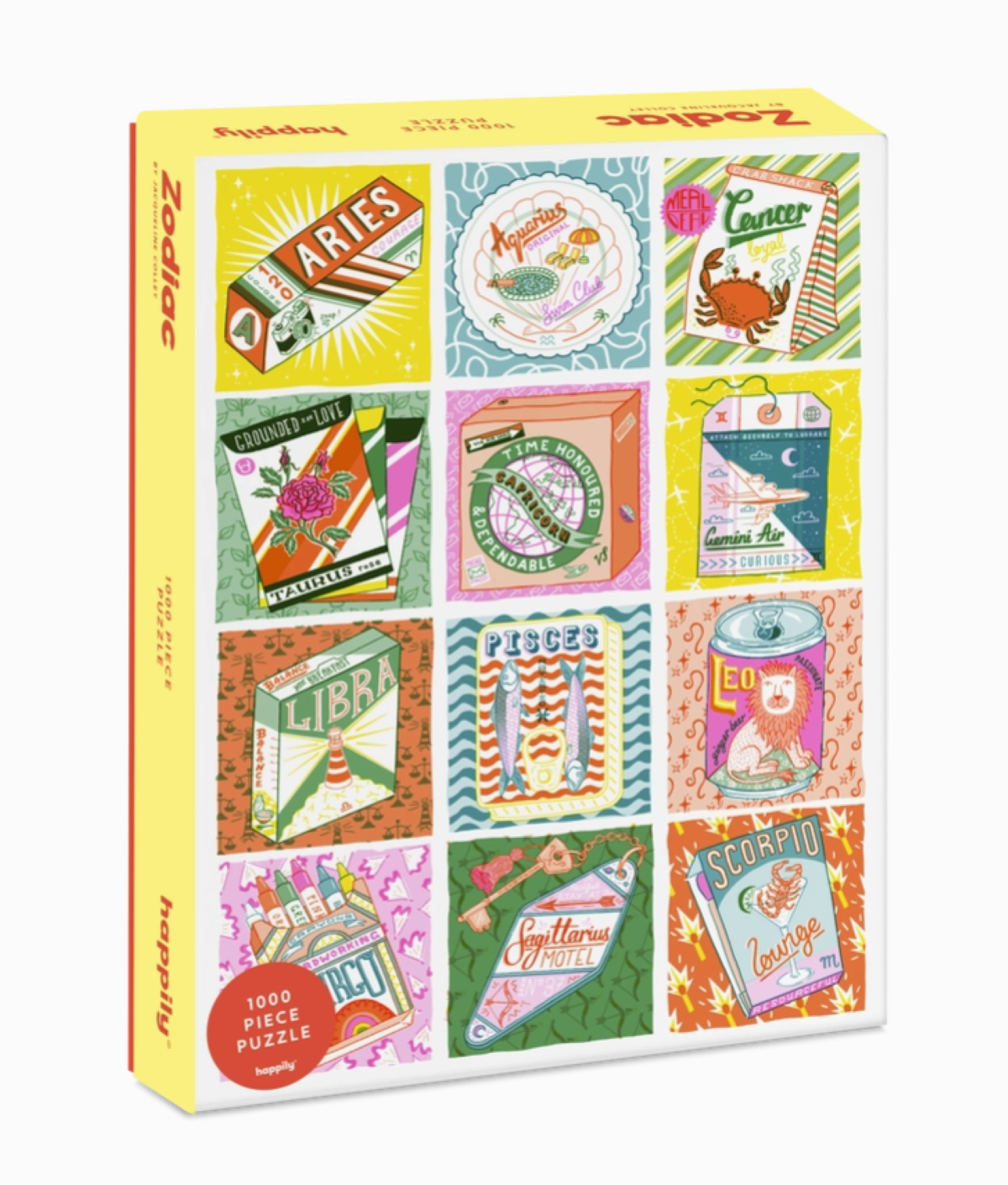 Zodiac Design 1000 Piece Jigsaw Puzzle by Happily Unique Gift Ideas for Women
