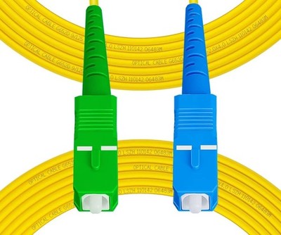 -1m(3ft) OS2 SC/UPC to SC/APC Fiber Patch Cable, Single Mode, Simplex, Length...