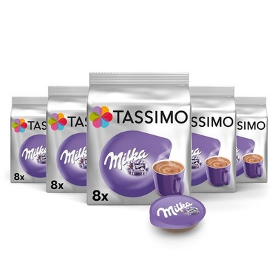 Tassimo Kapseln 40 Milka Kakao Kapseln 5er Pack 5 x 8 Getränke Kakaospezialität