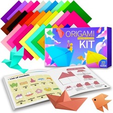 Praisebank Origami Paper, 220pcs 17 6 x 6 inch / Medium Pack, Multi-colored