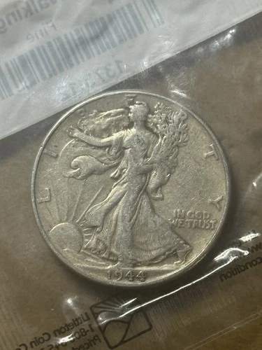 1944 liberty walking half dollar Fine